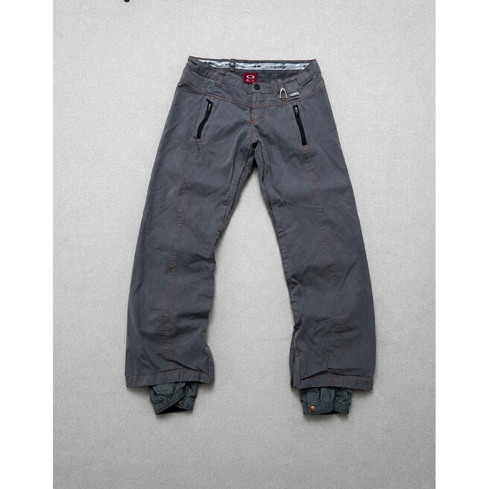 Vintage Oakley Y2K Women's Technical Snowboard Ski Pants Gray Size M